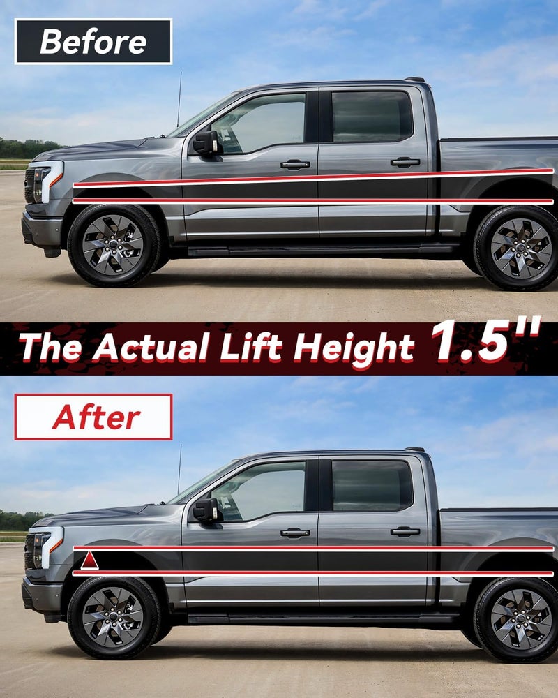 PROEZE 1.5" Front Leveling Lift Kits for 2004-2024 F150 2003-2018 Expedition 2005-2008 Mark LT, 1.5'' Forged Front Strut Spacers Lift Kits - Image 3